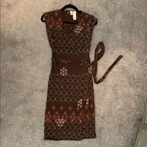 DKNY City wrap dress.